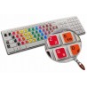 Learning French Belgian Colored non transparent keyboard stickers