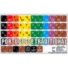 Learning Portuguese traditional Colored non transparent keyboard stickers