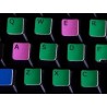 Learning English US Colored non transparent keyboard stickers
