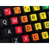 Learning English Large Lettering Colored non transparent keyboard stickers