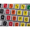 Learning English Large Lettering Colored non transparent keyboard stickers