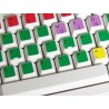 Learning English UK Colored non transparent keyboard stickers