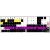 Learning English US Colored Apple non transparent keyboard stickers