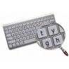 Apple English Large Lettering (Lower Case) non-transparent keyboard sticker