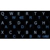 Danish English Notebook keyboard sticker