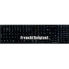 French Belgian Notebook keyboard sticker