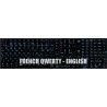 French QWERTY English Notebook keyboard sticker