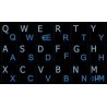 French QWERTY English Notebook keyboard sticker