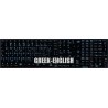 Greek English Notebook keyboard sticker