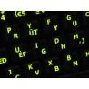 Glowing fluorescent Programmer Dvorak English keyboard sticker