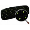 Glowing fluorescent Dvorak keyboard sticker