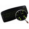 Glowing fluorescent Programmer Dvorak keyboard sticker