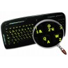 Glowing fluorescent French AZERTY English keyboard sticker