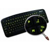 Glowing fluorescent French Belgian keyboard sticker