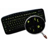 Glowing fluorescent English UK keyboard sticker