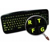 Glowing fluorescent English UK Large Lettering keyboard sticker