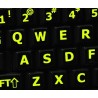 Glowing fluorescent English US Large Lettering keyboard sticker