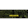 Glowing fluorescent English US Large Lettering keyboard sticker