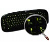 Glowing fluorescent Korean English keyboard sticker