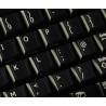 English UK non transparent keyboard stickers