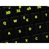 Glowing fluorescent Swedish/Finnsh keyboard sticker