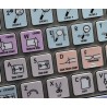 Avid Pro Tools Galaxy series keyboard sticker apple