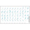 Farsi (Persian) transparent keyboard stickers