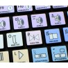 Avid News Cutter Galaxy series keyboard sticker apple size