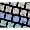 TRAKTOR SCRATCH PRO Galaxy series keyboard sticker apple