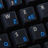 French AZERTY transparent keyboard stickers