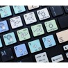 SCRATCH LIVE Galaxy series keyboard sticker apple