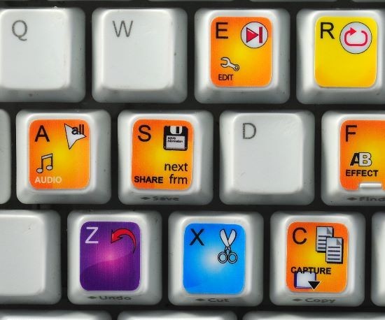 corel video studio keyboard shortcuts