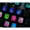 Vcube keyboard sticker