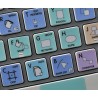 CorelDRAW Galaxy series keyboard sticker Apple size