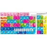 Soundbooth keyboard sticker