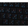 Pashto & Dari - Farsi (Persian) transparent keyboard stickers