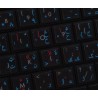 Pashto & Dari - Farsi (Persian) transparent keyboard stickers