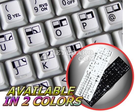 COMMODORE 64 KEYBOARD STICKER WHITE COLOR OF BACKGROUND  