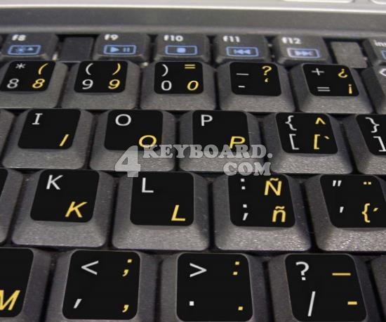 Matt hue of the stickers is suitable for dark color of keyboards. It 