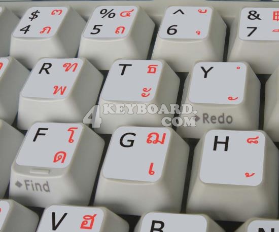 Matt hue of the stickers is suitable for dark color of keyboards. It 