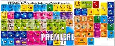 Adobe Premiere keyboard stickers  