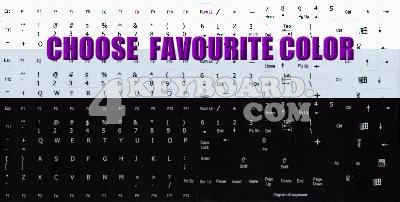 These keyboard stickers can be both an easiest and the most 
