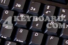 REPLACEMENT SPANISH KEYBOARD STICKER BLACK  