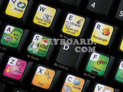 The Google SketchUp keyboard stickers are designed to improve your 